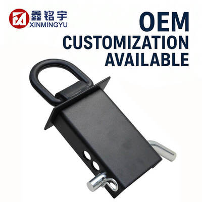 Harga bagus Removable D-Ring Tie-Downs for Stake Pockets – Flatbed & Utility Trailers, Includes Hitch Pin, Black Heavy-Duty, Factory Direct OEM Customizable on line