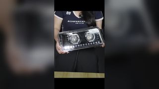 Peningkatan Lampu Depan LED Sinotruk SITRAK Dump Truck